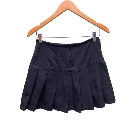 Womens Royal Bones Black Mini Goth Punk Emo Skirt Size S - Picture 5 of 7